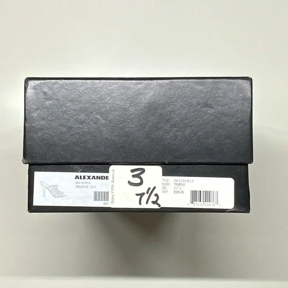 Alexander Wang | Shoe Box & One Dust Bag | Black | 7.3 W x 12.1 H x 4.5 D Inch